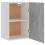 VidaXL vidaXL Kitchen Cabinet Concrete Grey Engineered Wood Kitchen Storage Organiser 7