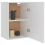 VidaXL vidaXL Kitchen Cabinet White Engineered Wood Kitchen Storage Shelf Organiser 6