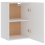 VidaXL vidaXL Kitchen Cabinet White Engineered Wood Kitchen Storage Shelf Organiser 7