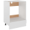 VidaXL vidaXL Kitchen Cabinet White Engineered Wood Kitchen Storage Shelf Organiser 3