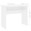 vidaXL Desk White Engineered Wood Computer Corner Office Table Workstation 6