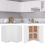 VidaXL vidaXL Kitchen Cabinet White Engineered Wood Home Kitchen Storage Organiser 3
