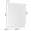 VidaXL vidaXL Front Dishwasher Panel White Engineered Wood Cabinet Protector - Lyon Range (59.5x3x67 cm) 802562 7
