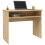 vidaXL Desk Sonoma Oak Engineered Wood Computer Corner Office Desk Workstation 4