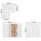 VidaXL vidaXL Kitchen Cabinet White Engineered Wood Home Kitchen Storage Organiser 5