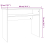 vidaXL Desk Sonoma Oak Engineered Wood Computer Corner Office Desk Workstation 8