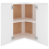 VidaXL vidaXL Kitchen Cabinet White Engineered Wood Home Kitchen Storage Organiser 6
