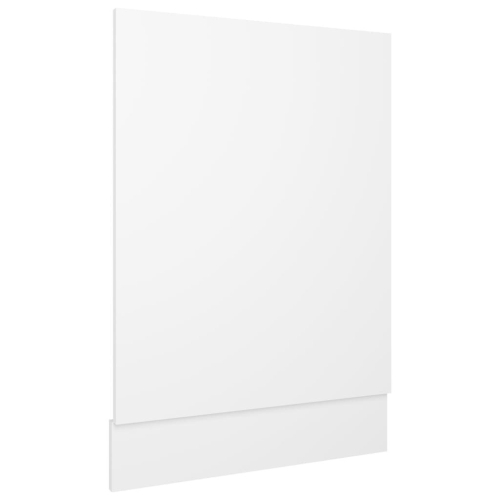 VidaXL vidaXL Front Dishwasher Panel White Engineered Wood Cabinet Part Protector 2