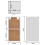 VidaXL vidaXL Kitchen Cabinet White Engineered Wood Kitchen Storage Shelf Organiser 13