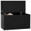 VidaXL vidaXL Storage Chest Black Engineered Wood Cabinet Trunk Container Box Set 3