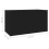 VidaXL vidaXL Storage Chest Black Engineered Wood Cabinet Trunk Container Box Set 4