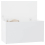 VidaXL vidaXL Storage Chest White Engineered Wood Cabinet Trunk Container Box Set 4