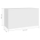 VidaXL vidaXL Storage Chest White Engineered Wood Cabinet Trunk Container Box Set 5