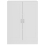 VidaXL vidaXL Book Cabinet White Engineered Wood Bookshelf Bookcase Storage Sideboard 7