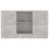 VidaXL vidaXL Sideboard Concrete Grey Engineered Wood Storage Cupboard Side Cabinet 7