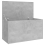 VidaXL vidaXL Storage Chest Concrete Grey Engineered Wood Cabinet Trunk Container 9