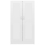 VidaXL vidaXL Book Cabinet High Gloss White Engineered Wood Storage Rack Sideboard 5