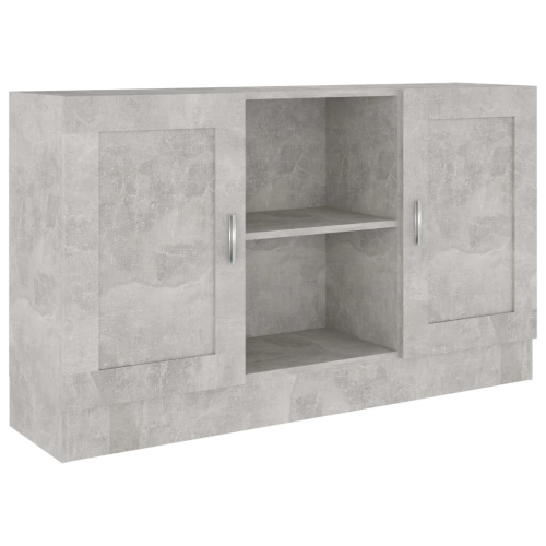 VidaXL vidaXL Sideboard Concrete Grey Engineered Wood Storage Cupboard Side Cabinet 2