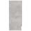 VidaXL vidaXL Sideboard Concrete Grey Engineered Wood Storage Cupboard Side Cabinet 8