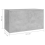 VidaXL vidaXL Storage Chest Concrete Grey Engineered Wood Cabinet Trunk Container 10