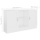 VidaXL vidaXL Sideboard White Engineered Wood Storage Cupboard Side Buffet Cabinet 8