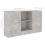 VidaXL vidaXL Sideboard Concrete Grey Engineered Wood Storage Cupboard Side Cabinet 9