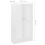 VidaXL vidaXL Book Cabinet High Gloss White Engineered Wood Storage Rack Sideboard 7