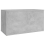 VidaXL vidaXL Storage Chest Concrete Grey Engineered Wood Cabinet Trunk Container 6