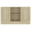 VidaXL vidaXL Sideboard Sonoma Oak Engineered Wood Storage Cupboard Buffet Cabinet 7