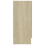 VidaXL vidaXL Sideboard Sonoma Oak Engineered Wood Storage Cupboard Buffet Cabinet 8