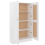 VidaXL vidaXL Book Cabinet High Gloss White Engineered Wood Storage Rack Sideboard 4