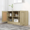 VidaXL vidaXL Sideboard Sonoma Oak Engineered Wood Storage Cupboard Buffet Cabinet 4