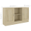 VidaXL vidaXL Sideboard Sonoma Oak Engineered Wood Storage Cupboard Buffet Cabinet 5