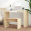 VidaXL (Sonoma oak) vidaXL Dressing Stool Engineered Wood Home Stool Dressing Table Multi Colours 4