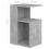 VidaXL vidaXL Side Table Concrete Grey Engineered Wood Coffee End Table Magazine Rack 4