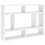 VidaXL vidaXL Wall Shelf White Engineered Wood Hanging Wall Display Shelf Cabinet Set 3