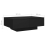 VidaXL vidaXL Coffee Table Black Engineered Wood Living Room Couch End Sofa Table 5