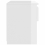 VidaXL vidaXL 2x Bedside Cabinets High Gloss White Engineered Wood Nightstand Drawer 6
