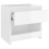 VidaXL vidaXL 2x Bedside Cabinets High Gloss White Engineered Wood Nightstand Drawer 7