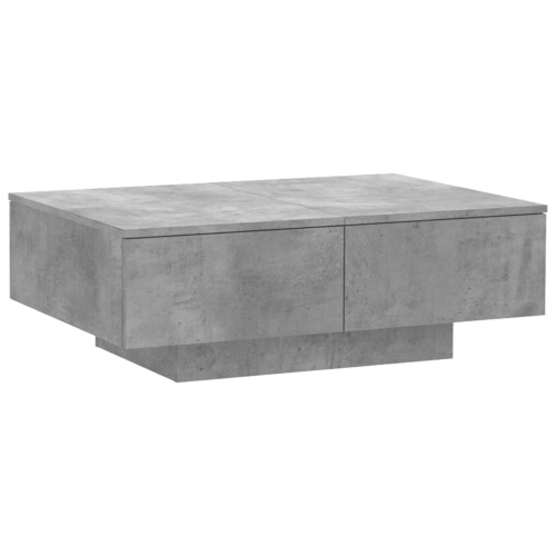 VidaXL vidaXL Coffee Table Concrete Grey Engineered Wood Living Room Couch End Table 2