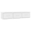 VidaXL vidaXL Wall-mounted Drawer Shelf Engineered Wood White Wall Cabinet Shelf 4