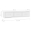 VidaXL vidaXL Wall-mounted Drawer Shelf Engineered Wood White Wall Cabinet Shelf 5