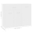 VidaXL vidaXL Sideboard White Engineered Wood Storage Cabinet Home Organiser Buffet 5