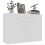 VidaXL vidaXL Sideboard White Engineered Wood Storage Cabinet Home Organiser Buffet 4