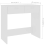 vidaXL Desk White Engineered Wood Corner Computer Desk Office Workstation 5