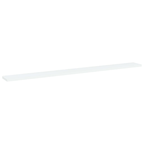 VidaXL vidaXL 4x Bookshelf Boards White Engineered Wood Extra Shelf Replacement Panel 2