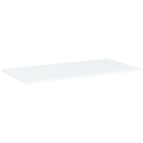 VidaXL vidaXL 4x Bookshelf Boards White Engineered Wood Panel Extra Shelf Bookrack 2