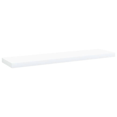VidaXL vidaXL 4x Bookshelf Boards White Engineered Wood Panel Extra Shelf Bookrack 2