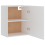 VidaXL vidaXL 2x Kitchen Cabinets White Engineered Wood Home Storage Shelf Organiser 6