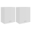 VidaXL vidaXL 2x Kitchen Cabinets White Engineered Wood Home Storage Shelf Organiser 3